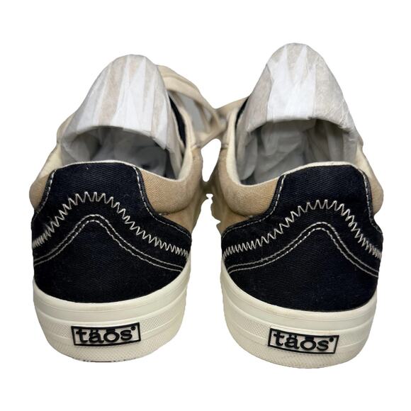 Taos Plim Soul Lux Sneaker Round Toe LaceUp Colorblock Black Tan Multi PLS-13644 - Picture 5 of 9